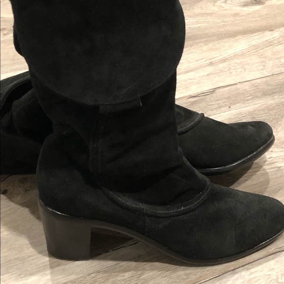 Vaneli black suede boots. Size 8 1/2. - Picture 3 of 5